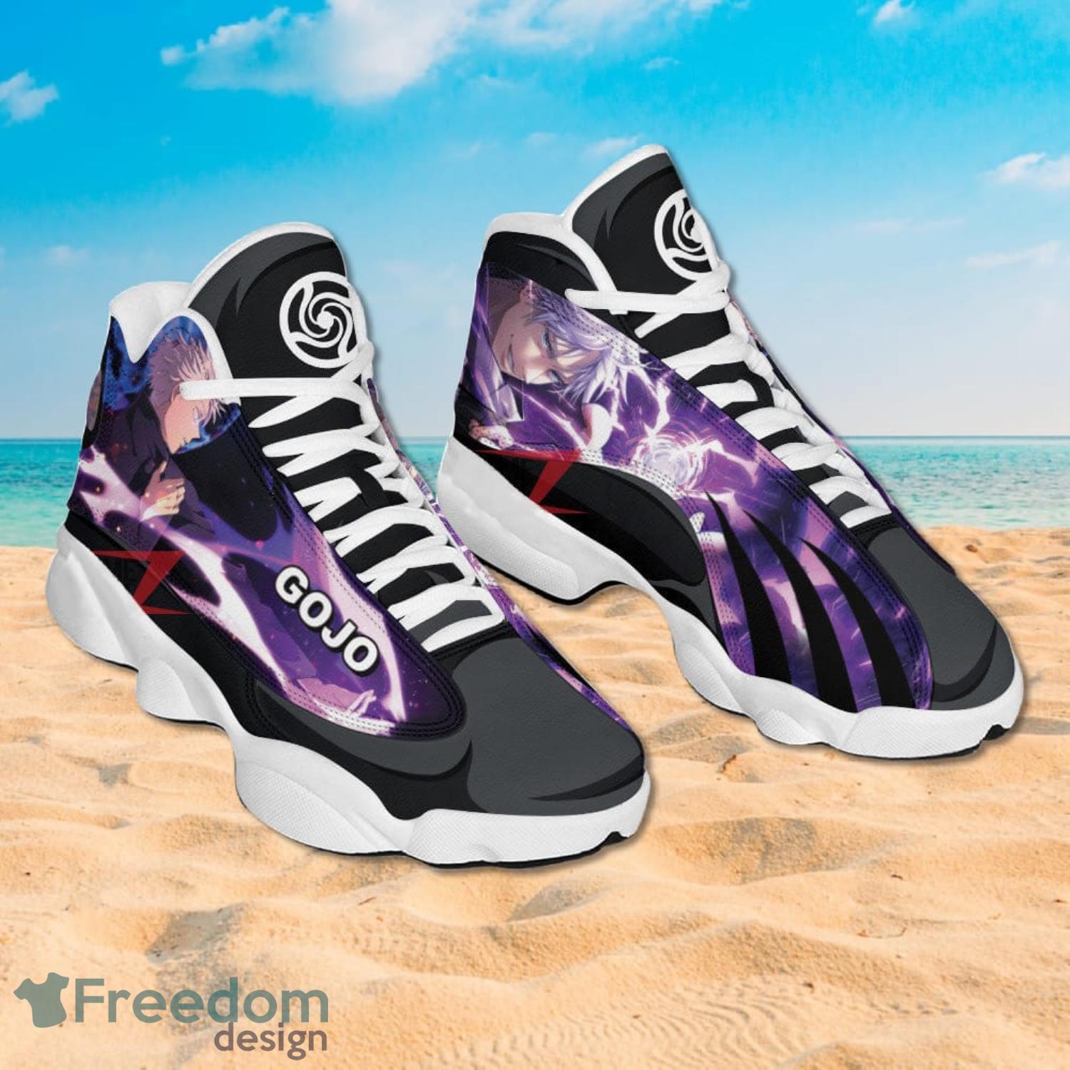Satoru X Kakashi Shoes Jujutsu Kaisen X Anime Air Jordan 13 Sneakers -  Freedomdesign