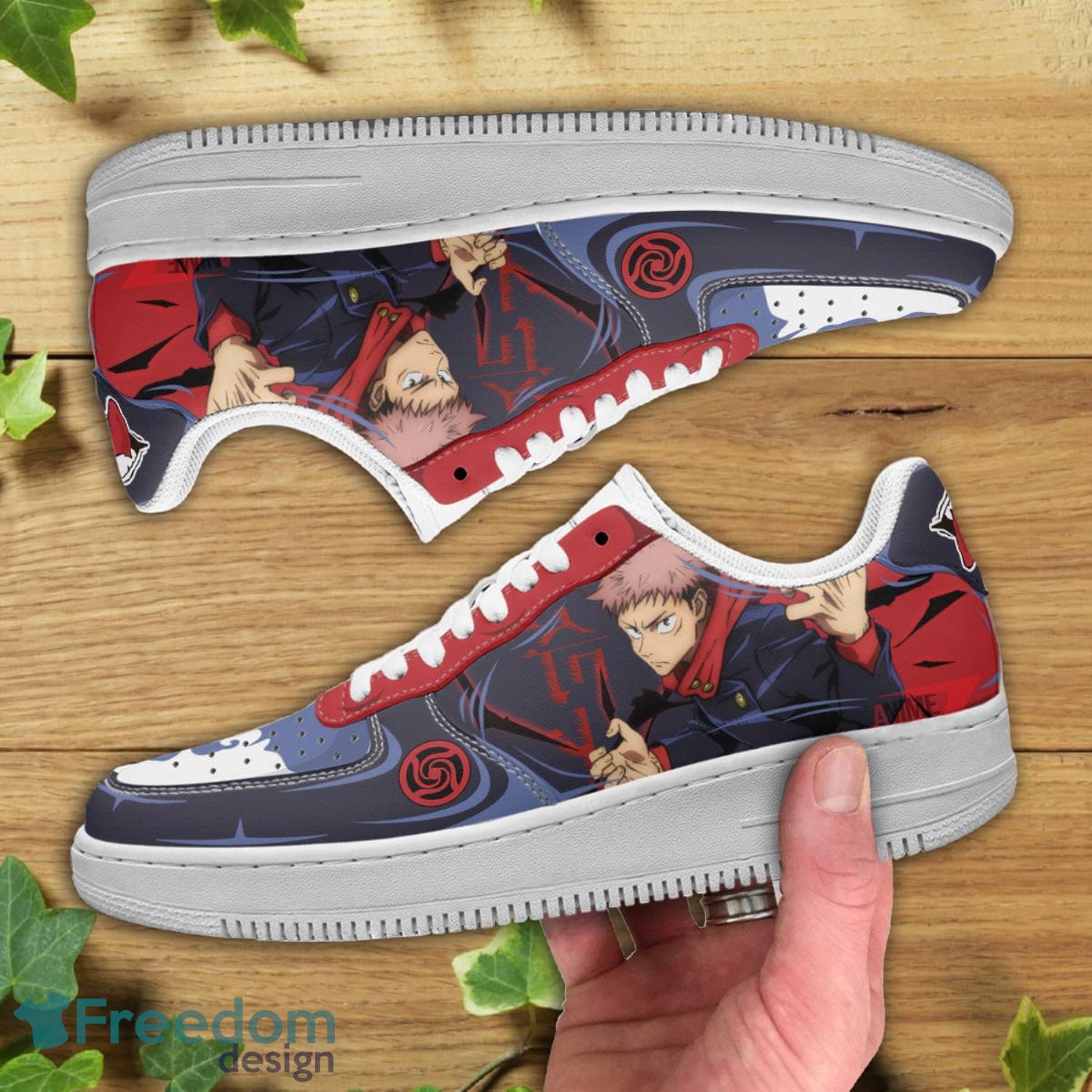 Jujutsu Kaisen Yuji Itadori Air Force Shoes Gift For Animes Fans Product Photo 2