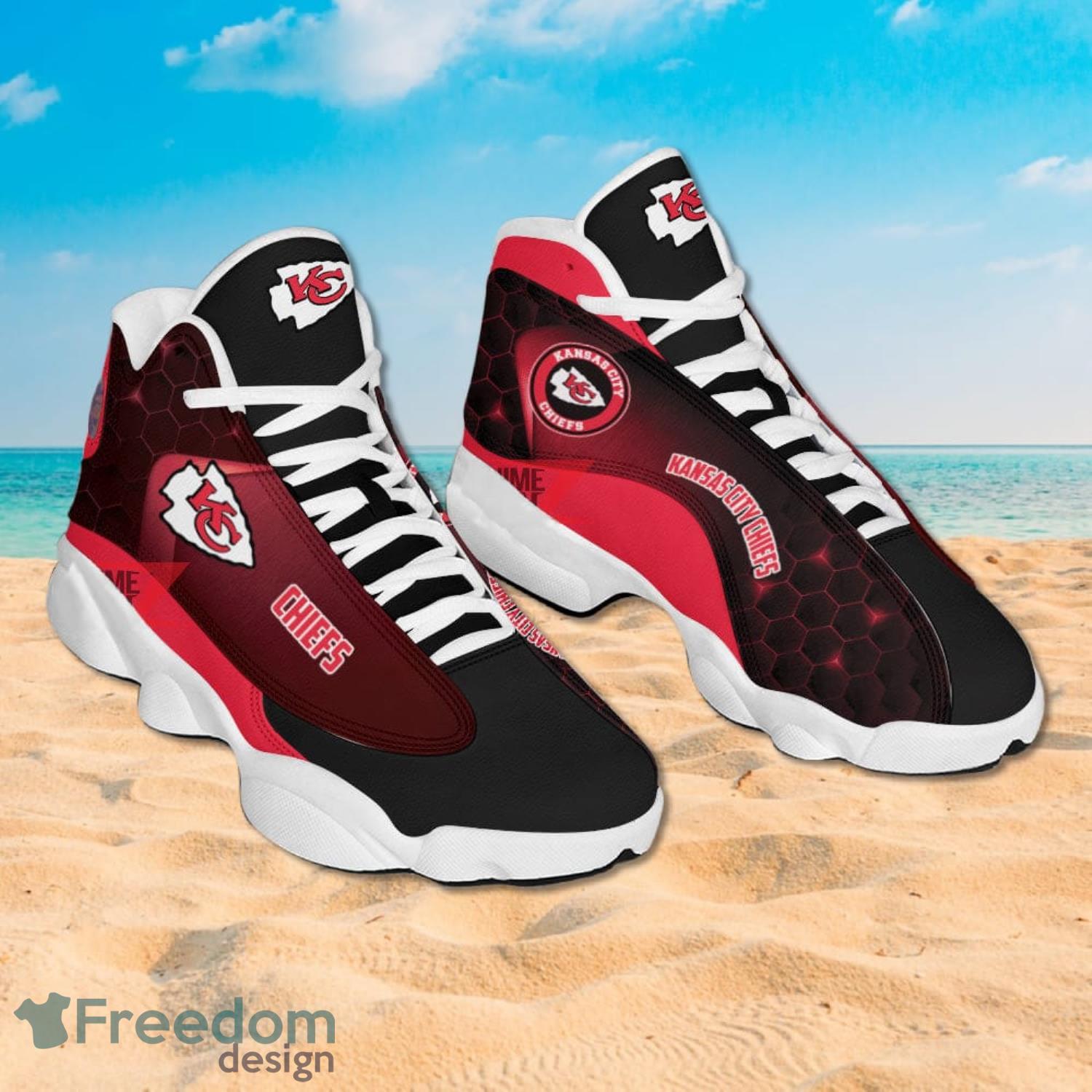 NFL Kansas City Chiefs Air Jordan Hightop Custom Name - Freedomdesign