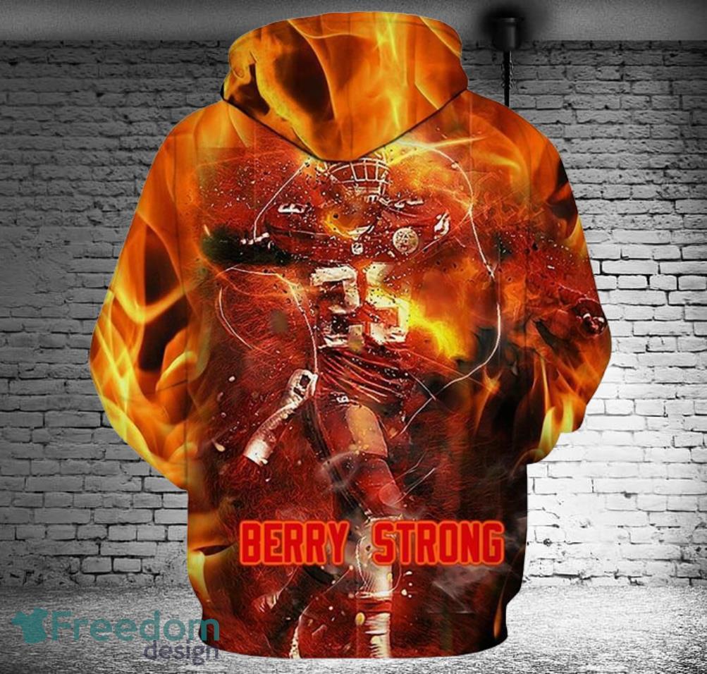 Kansas City Chiefs Flame Hoodies Full Over Print Product Photo 2