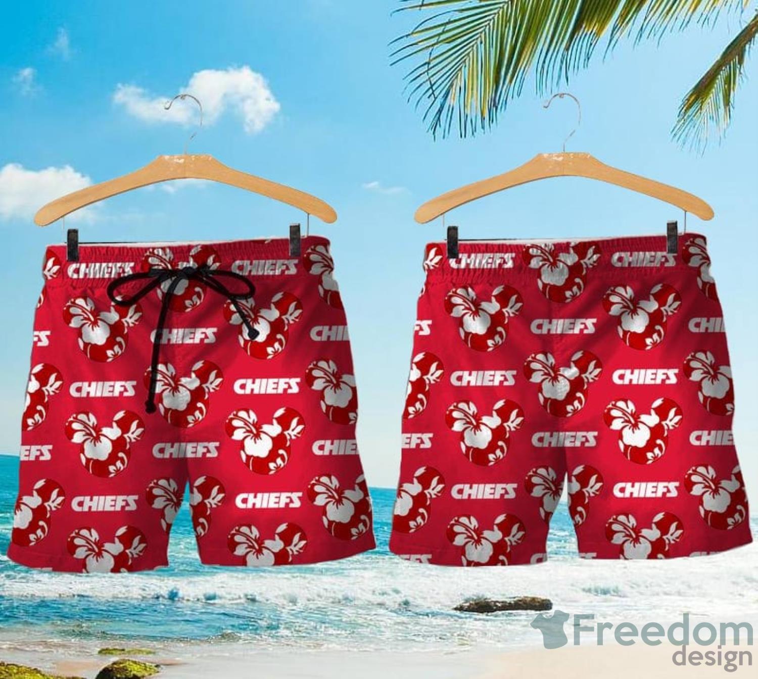 Kansas City Chiefs Hawaiian Shirt And Short - Freedomdesign