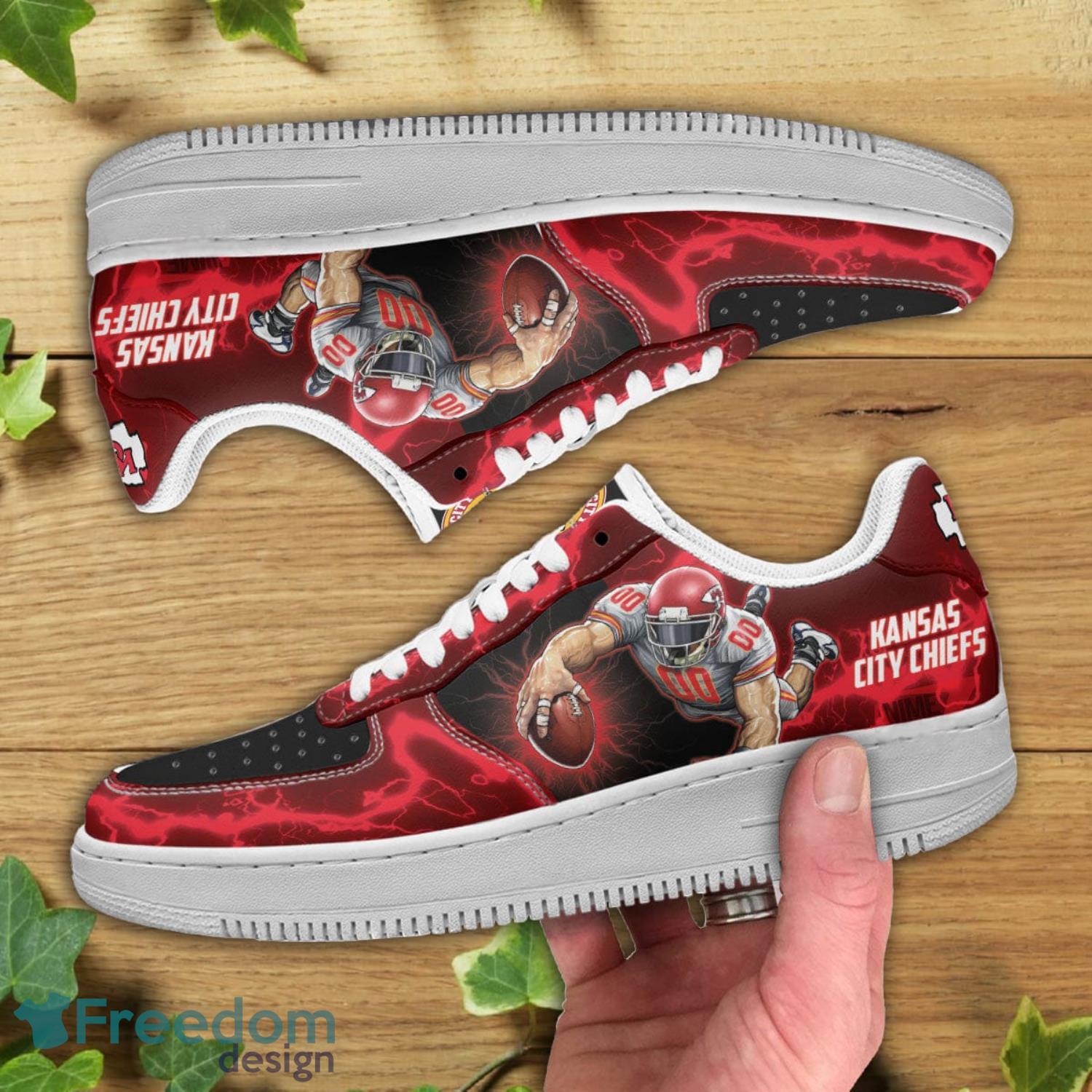 Kansas City Chiefs NFL Air Force Shoes Gift For Fans Product Photo 2