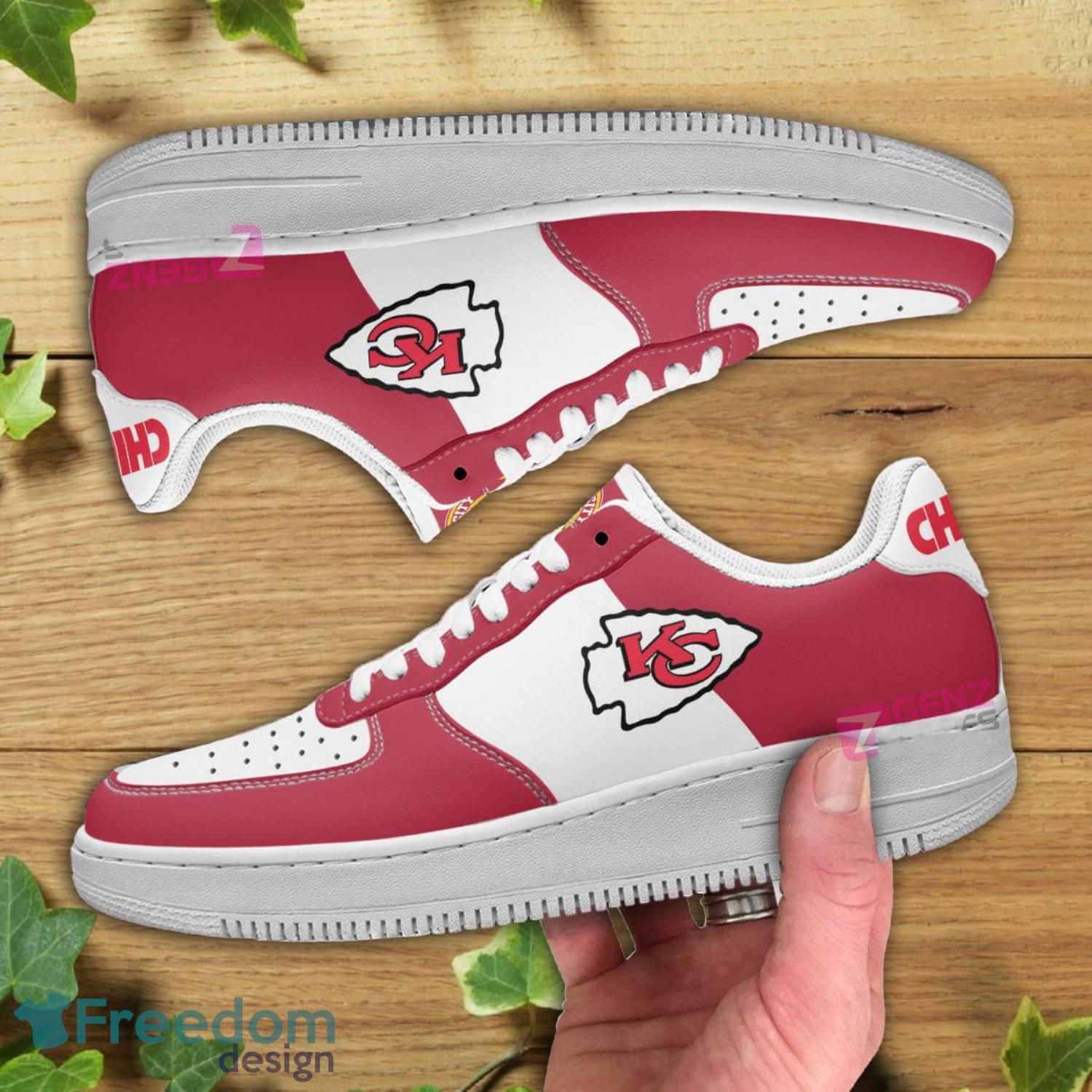 Kansas City Chiefs NFL Logo Air Force Shoes Gift For Fans Product Photo 2