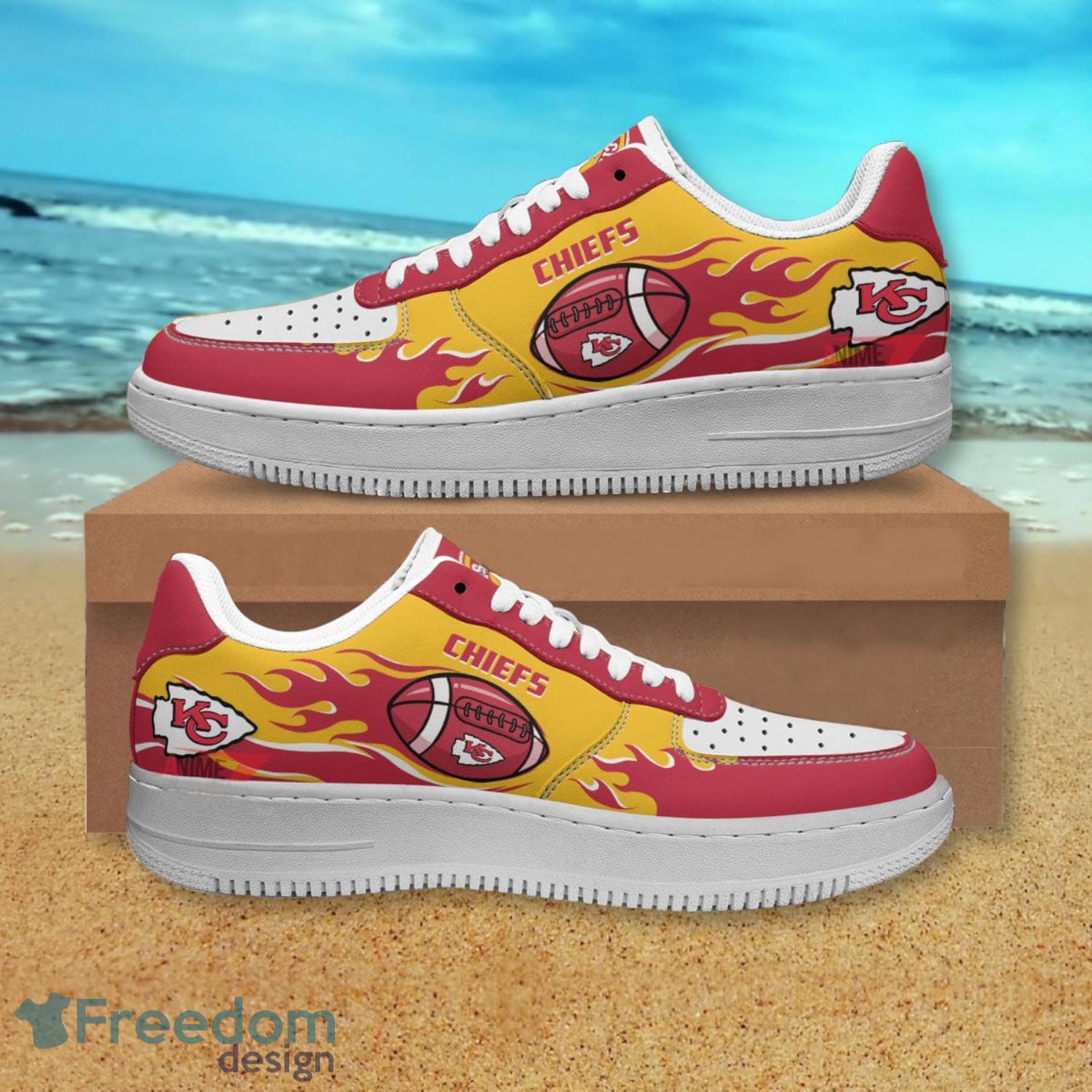 Kansas City Chiefs NFL Symbol  Air Force Shoes Gift For Fans Product Photo 1