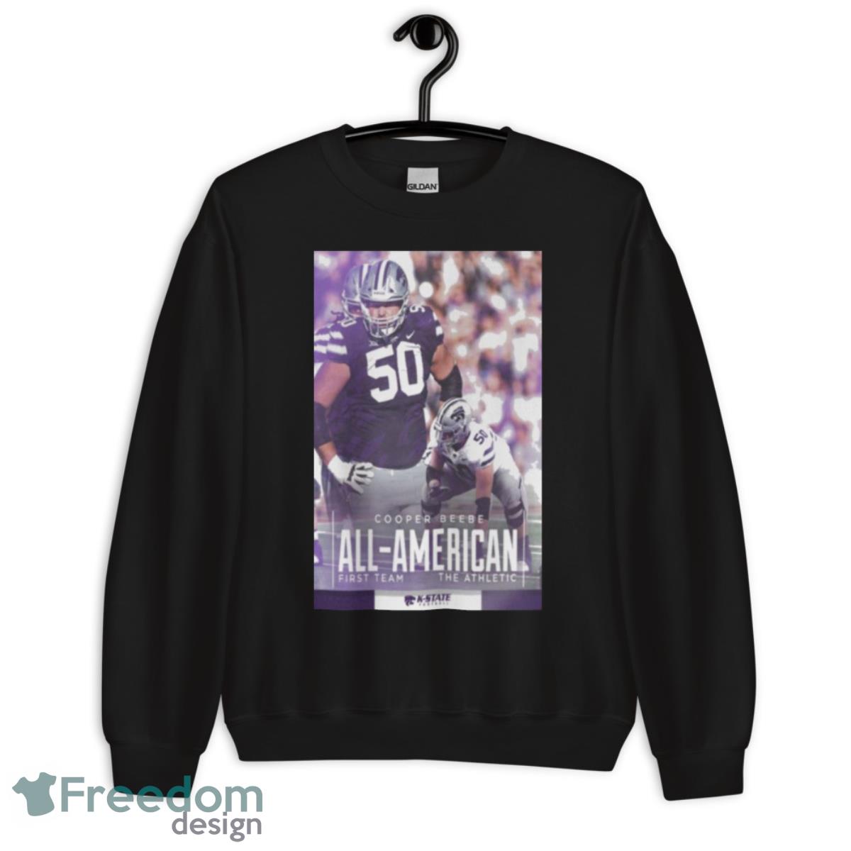 Kansas State The Athletic Cooper Beebe All American First Team Poster shirt image Kansas State The Athletic Cooper Beebe All American First Team Poster shirt - Unisex Crewneck Sweatshirt