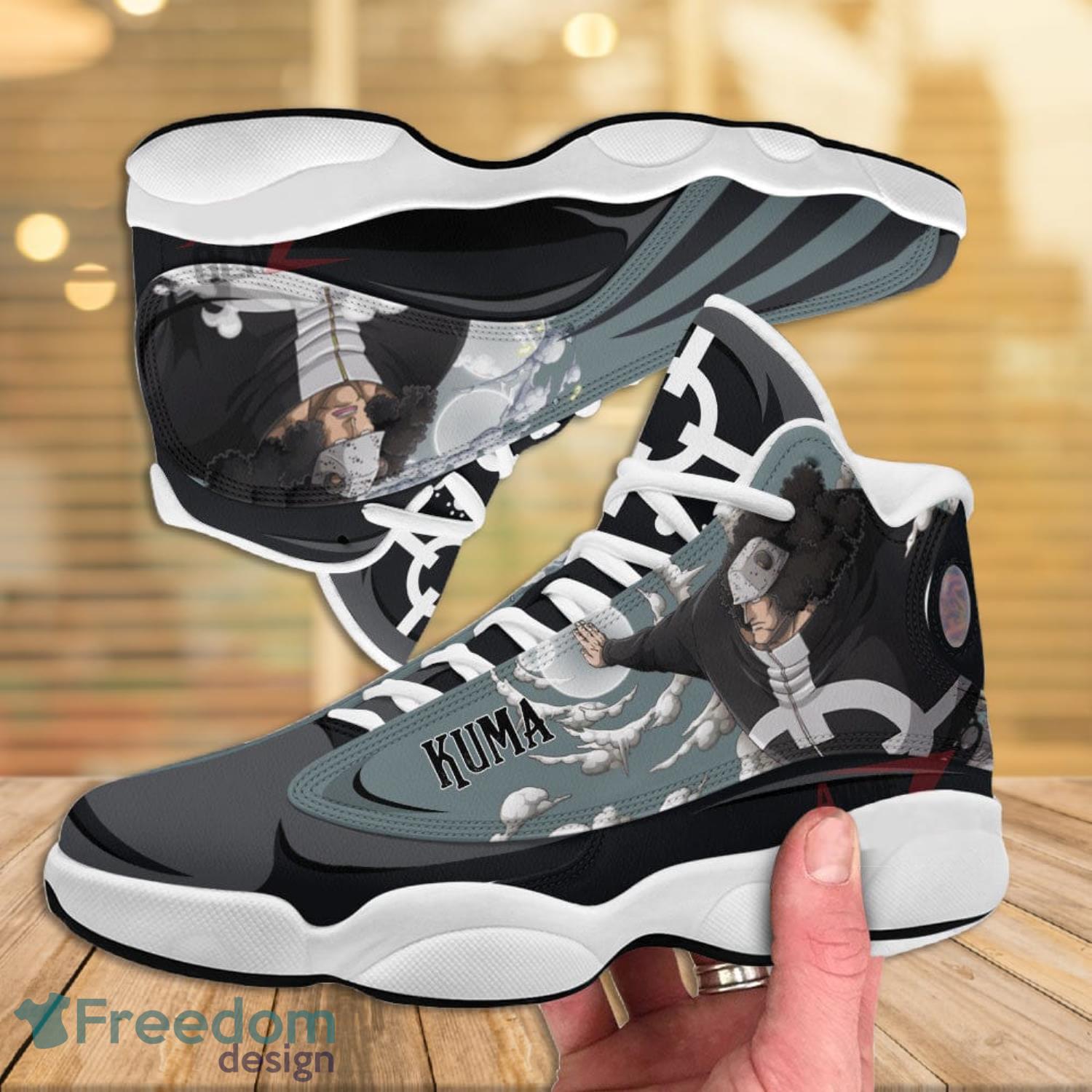 Kuma Air Jordan 13 Sneakers One Piece Anime Shoes Gift For Fans Product Photo 2