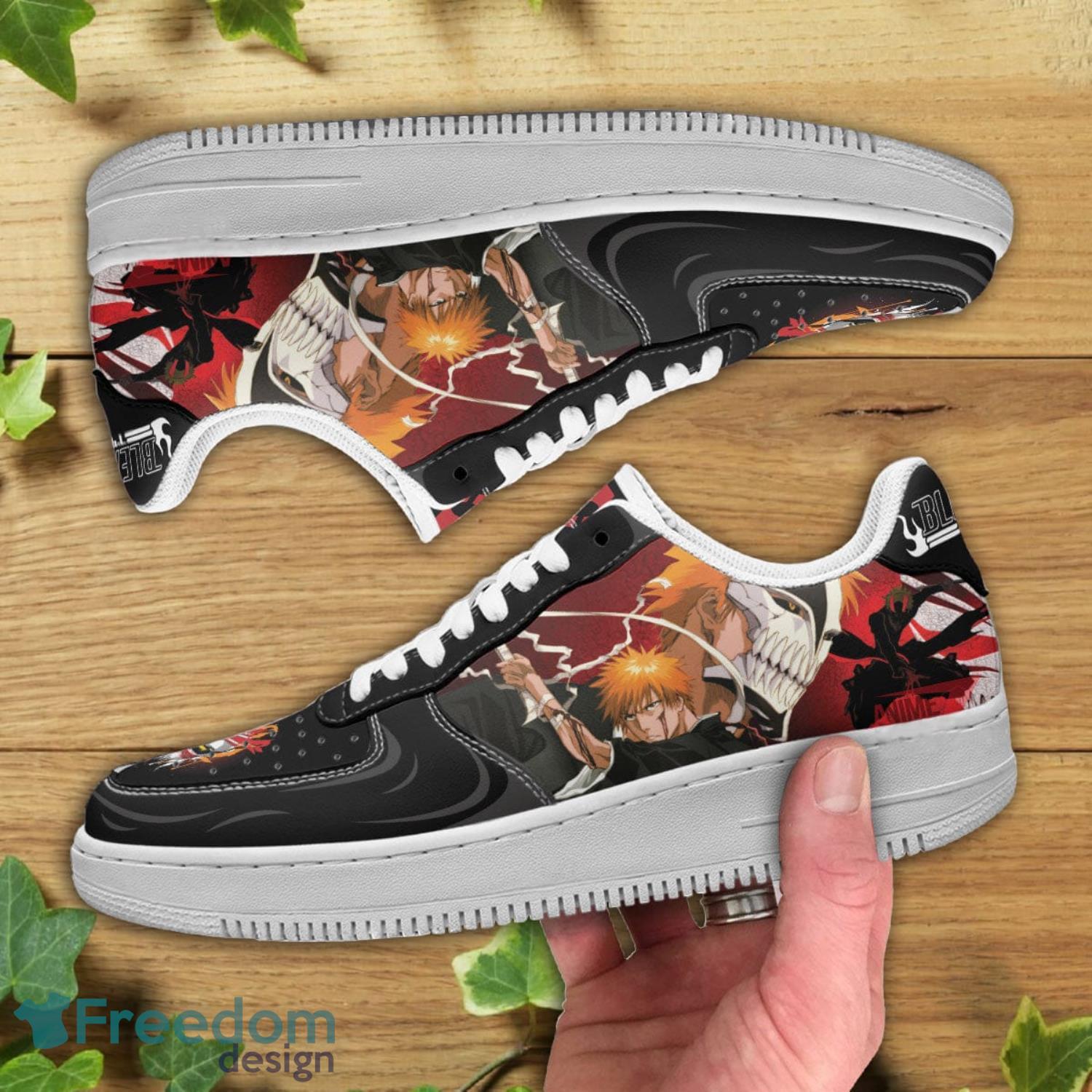 Kurosaki Ichigo Hollow Black Air Force Shoes Product Photo 2