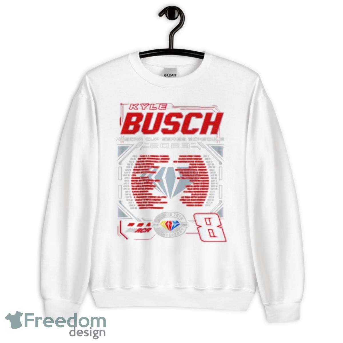 Kyle busch nascar cup series schedule 2023 shirt - Unisex Heavy Blend Crewneck Sweatshirt