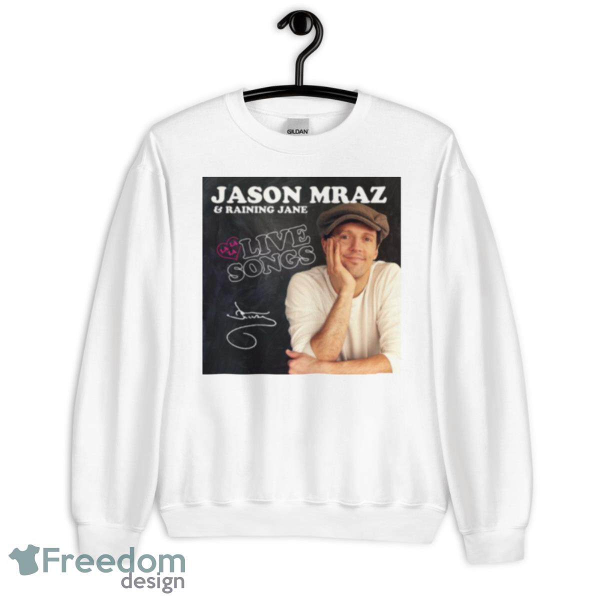 Lalala Live Songs Jason Mraz Tour With Signature shirt - Unisex Heavy Blend Crewneck Sweatshirt