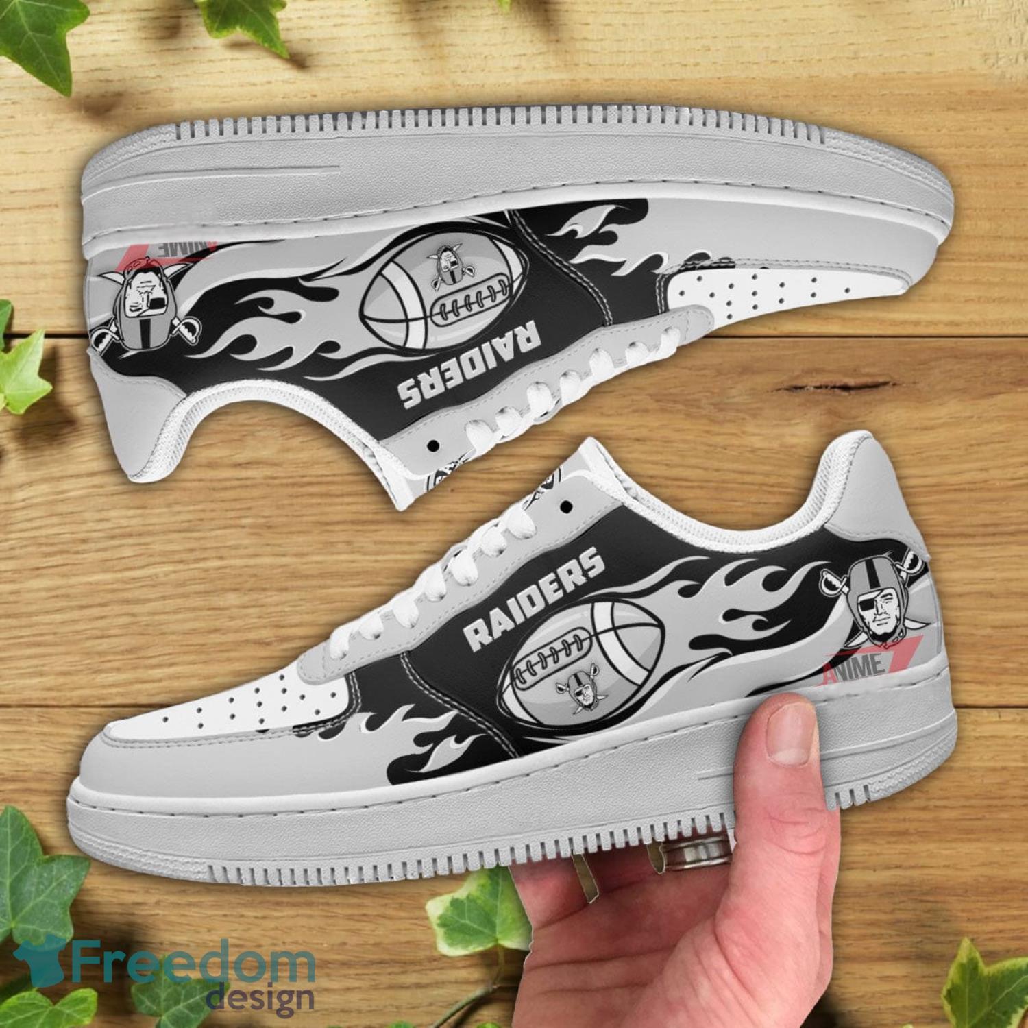 Las Vegas Raiders NFL Air Force Shoes Gift For Fans Product Photo 2