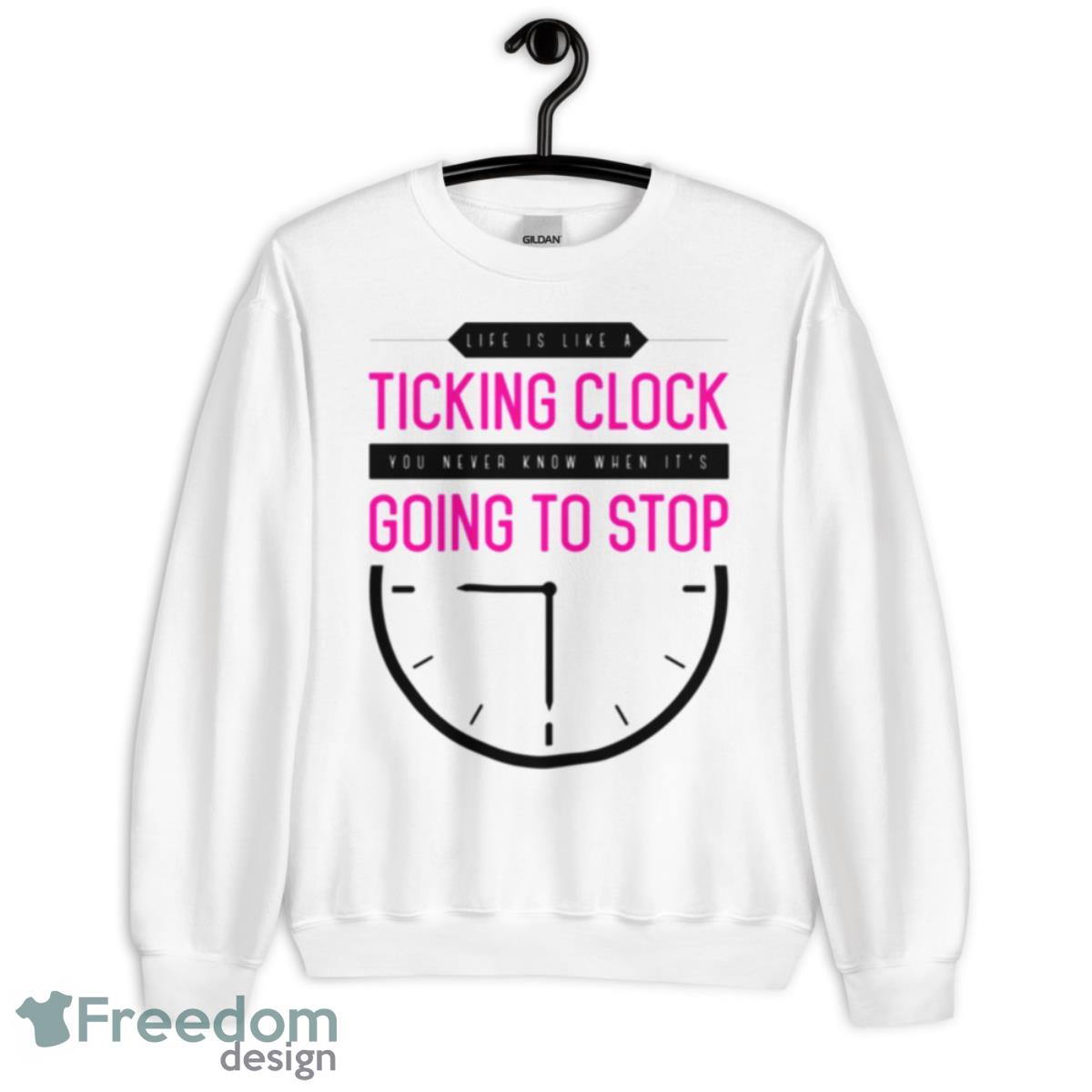Life Is Like A Ticking Clock You Never Know When It’s Going To Stop the Goo Goo Dolls Lyrics shirt - Unisex Heavy Blend Crewneck Sweatshirt