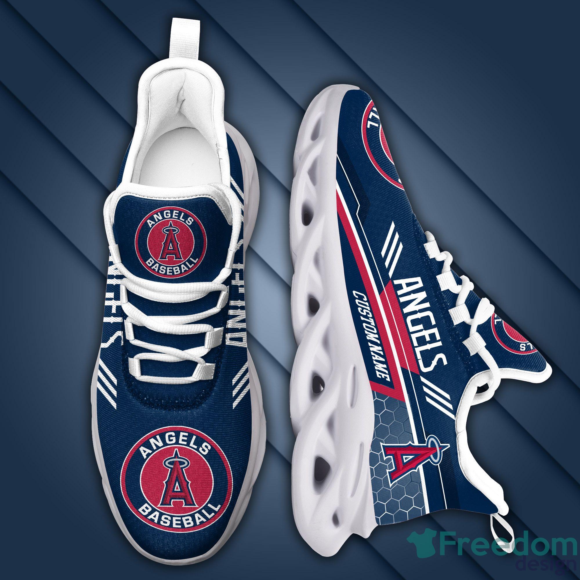 MLB Los Angeles Angels Max Sole Sneakers Shoes - T-shirts Low Price