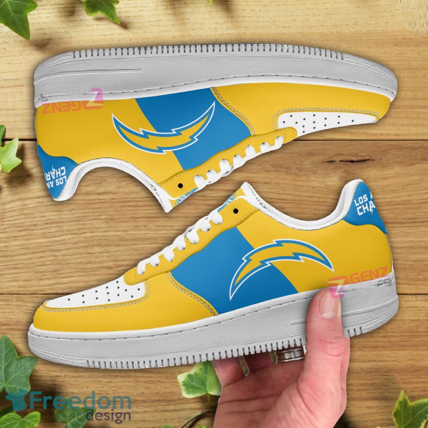 Los Angeles Chargers NFL Logo Air Force Shoes Gift For Fans Product Photo 2