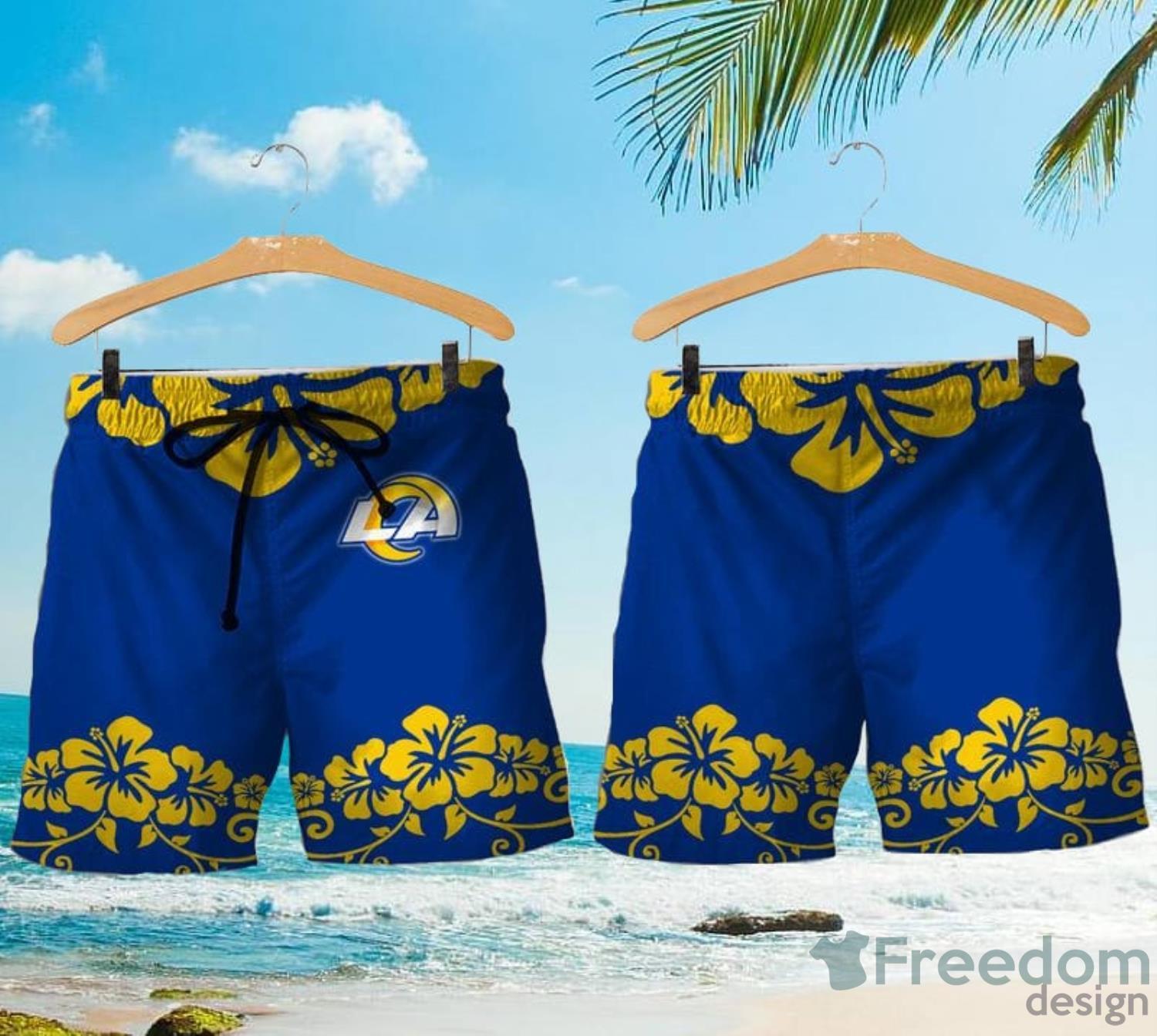 Los Angeles Rams Lilo And Stitch Hawaiian Shirt And Shorts - Freedomdesign