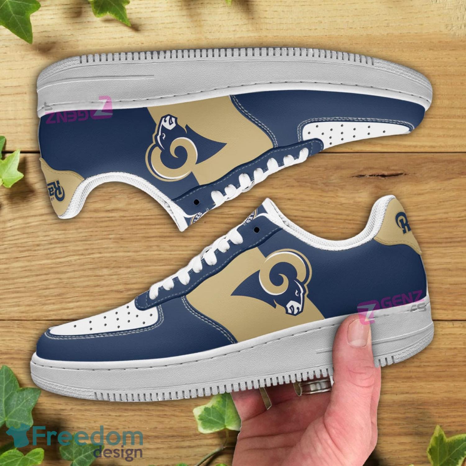 Los Angeles Rams NFL Logo Air Force Shoes Gift For Fans Product Photo 2