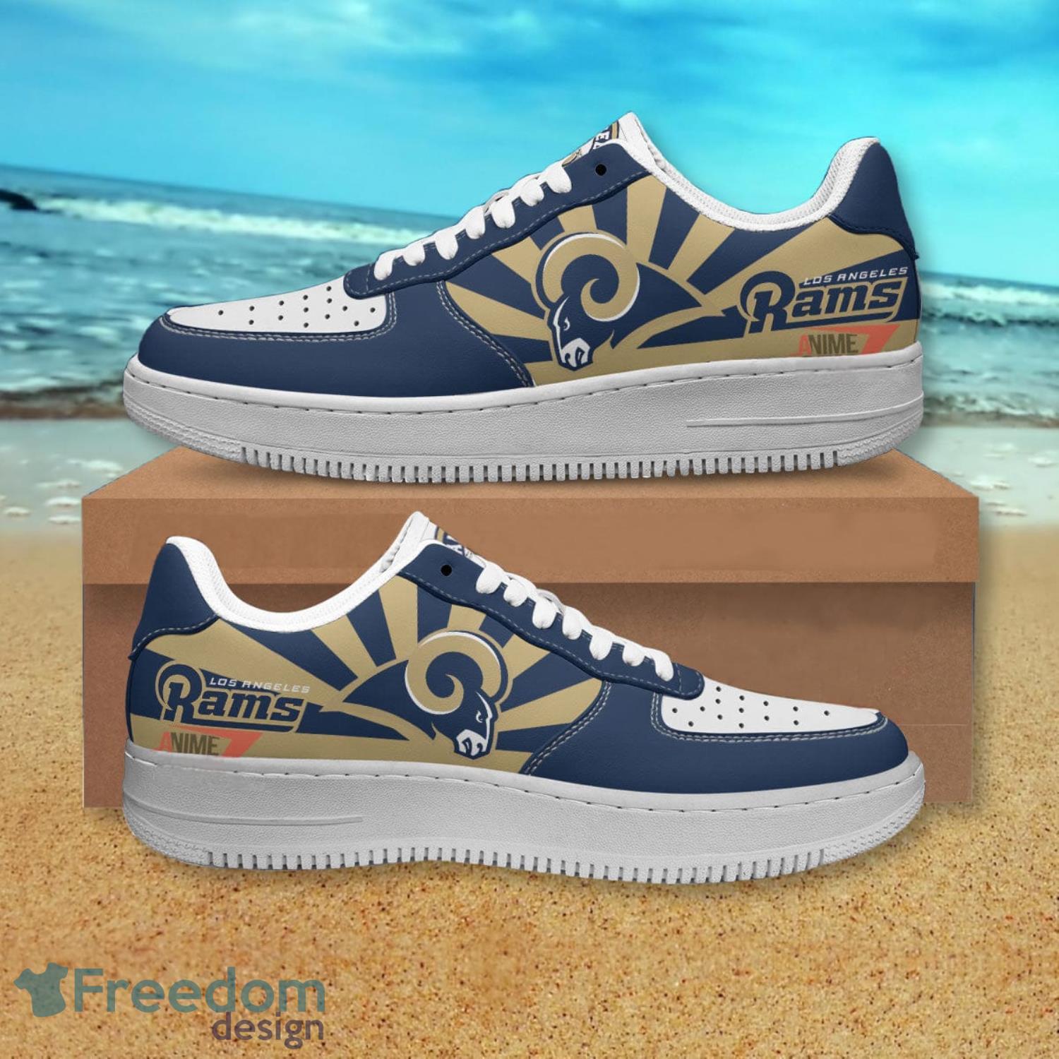 Los Angeles Rams NFL Navy Air Force Shoes Gift For Fans Product Photo 1