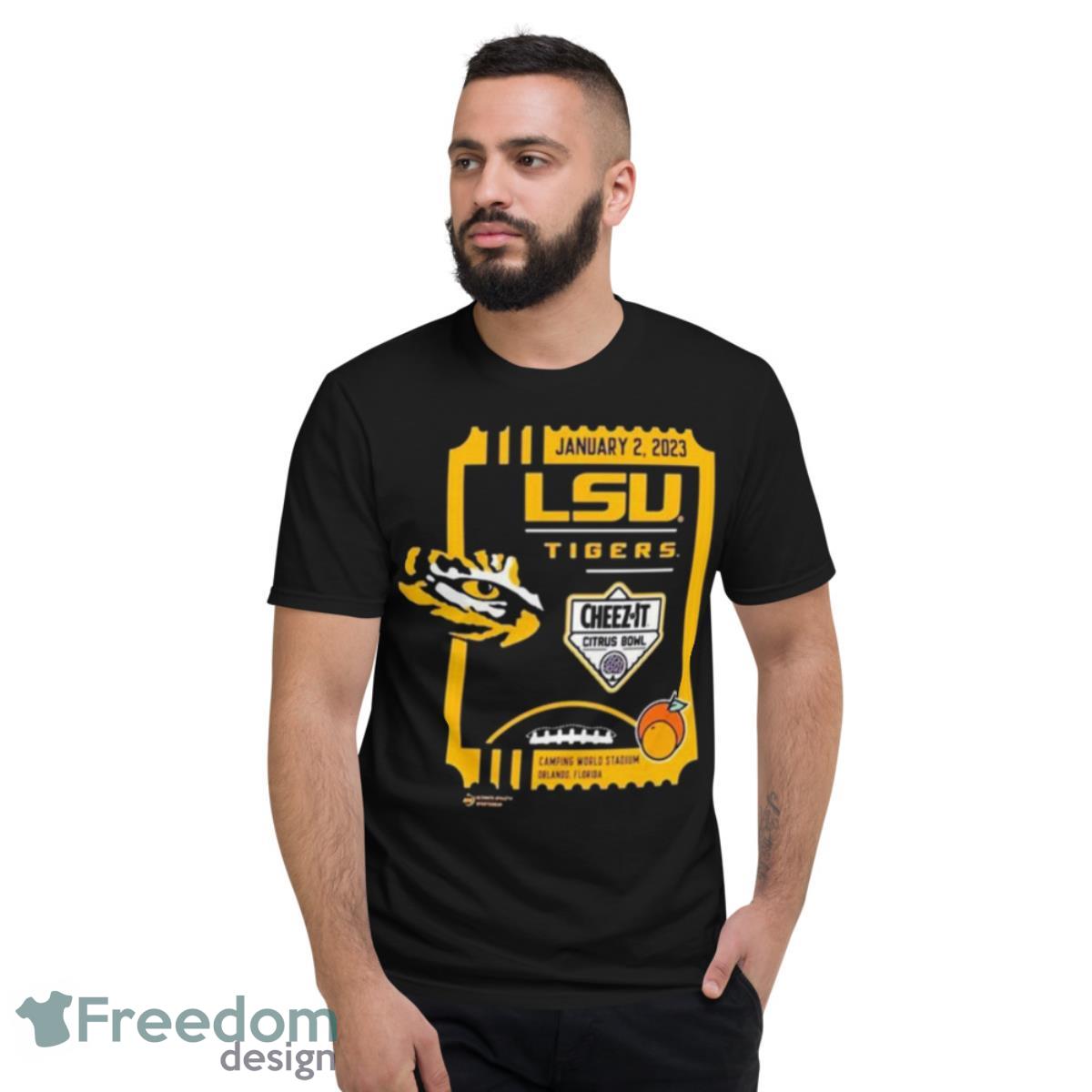 LSU Tigers January 2 2023 Cheez It Orlando Citrus Bowl Shirt - Short Sleeve T-Shirt