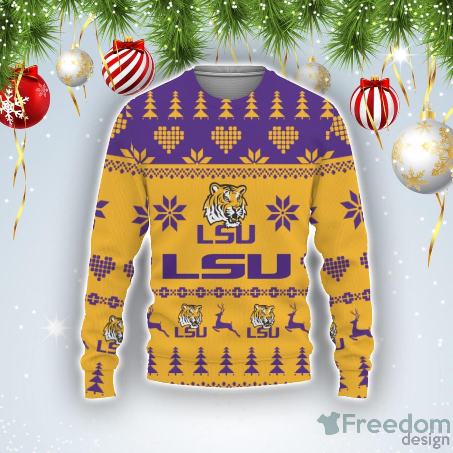 Los Angeles Rams Christmas Tree Pattern Ugly Christmas Sweater -  Freedomdesign