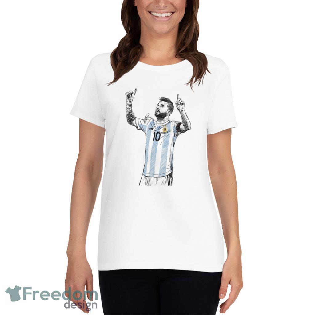 M10 Argentina FC World Cup 2022 White Shirt Product Photo 2