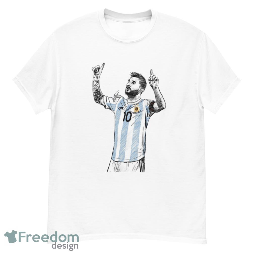 M10 Argentina FC World Cup 2022 White Shirt Product Photo 1