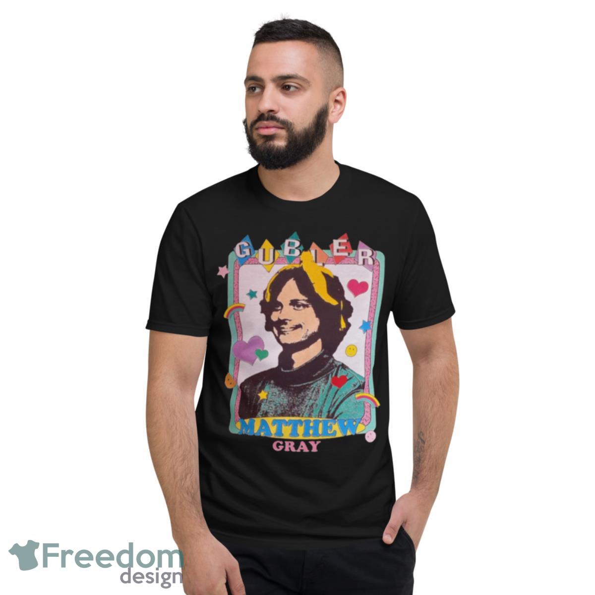 Matthew Gray Gubler 80s Portrait shirt - Short Sleeve T-Shirt