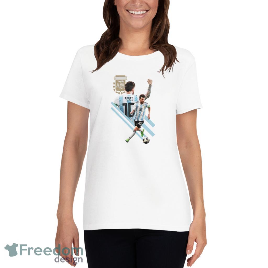 Messi 10 Argentina AFA World Cup 2022 FC White Shirt Product Photo 2