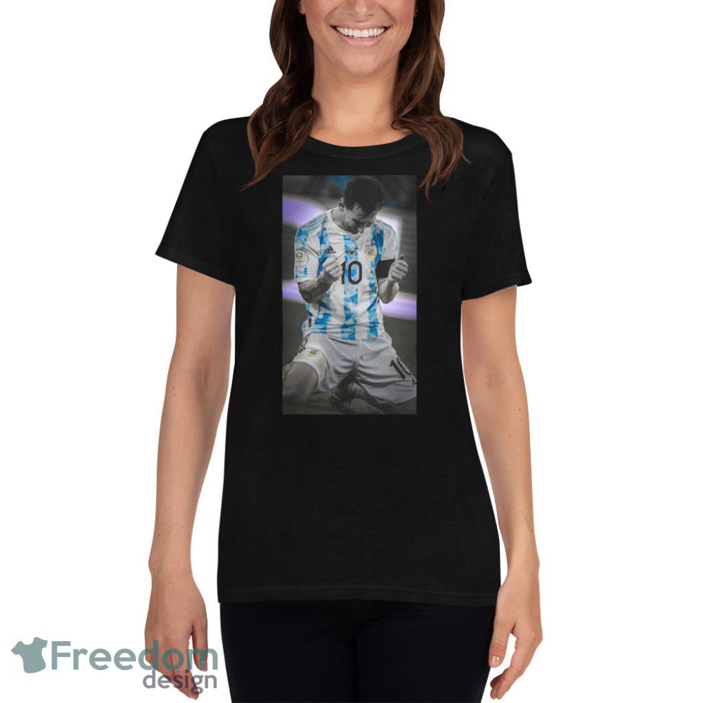 Messi 10 Argentina World Cup 2022 Gift For Fan Dark Shirt Product Photo 2