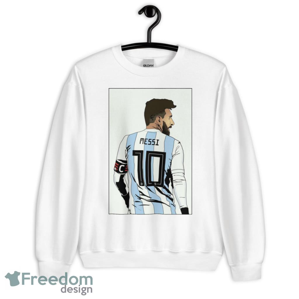 Messi Argentina WC22 White Shirt Gift For Fan Product Photo 2