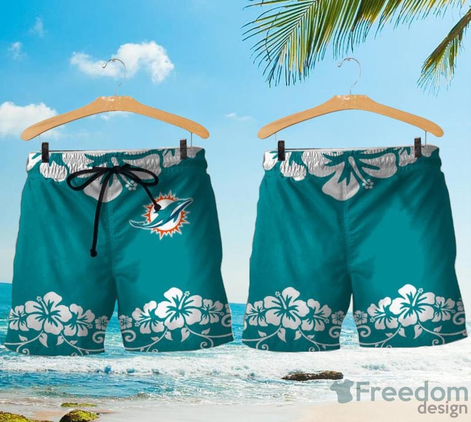 Miami Dolphins Lilo And Stitch Hawaiian Shirt And Shorts - Freedomdesign