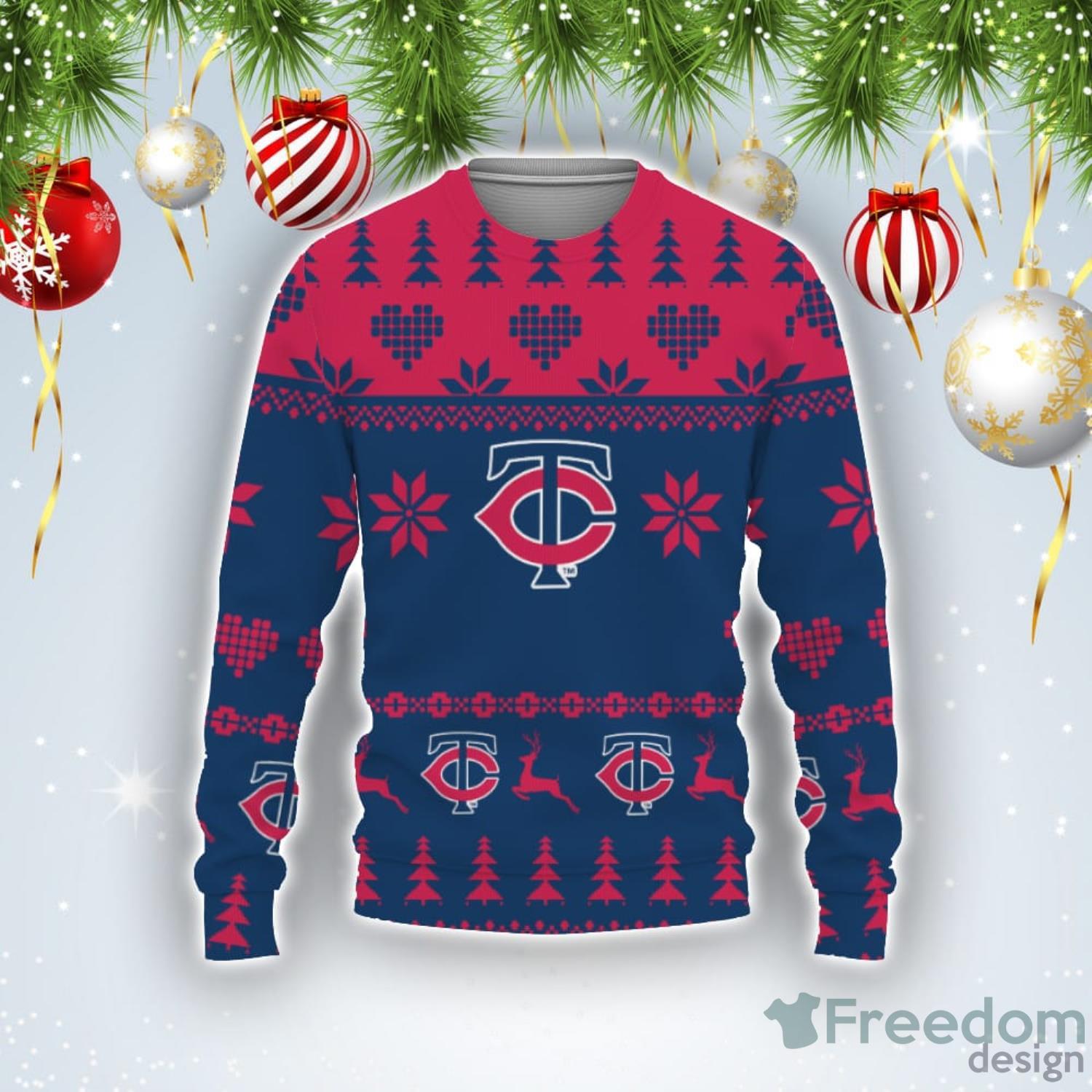 Minnesota Vikings Snowflake Pattern Ugly Christmas Sweater - Freedomdesign