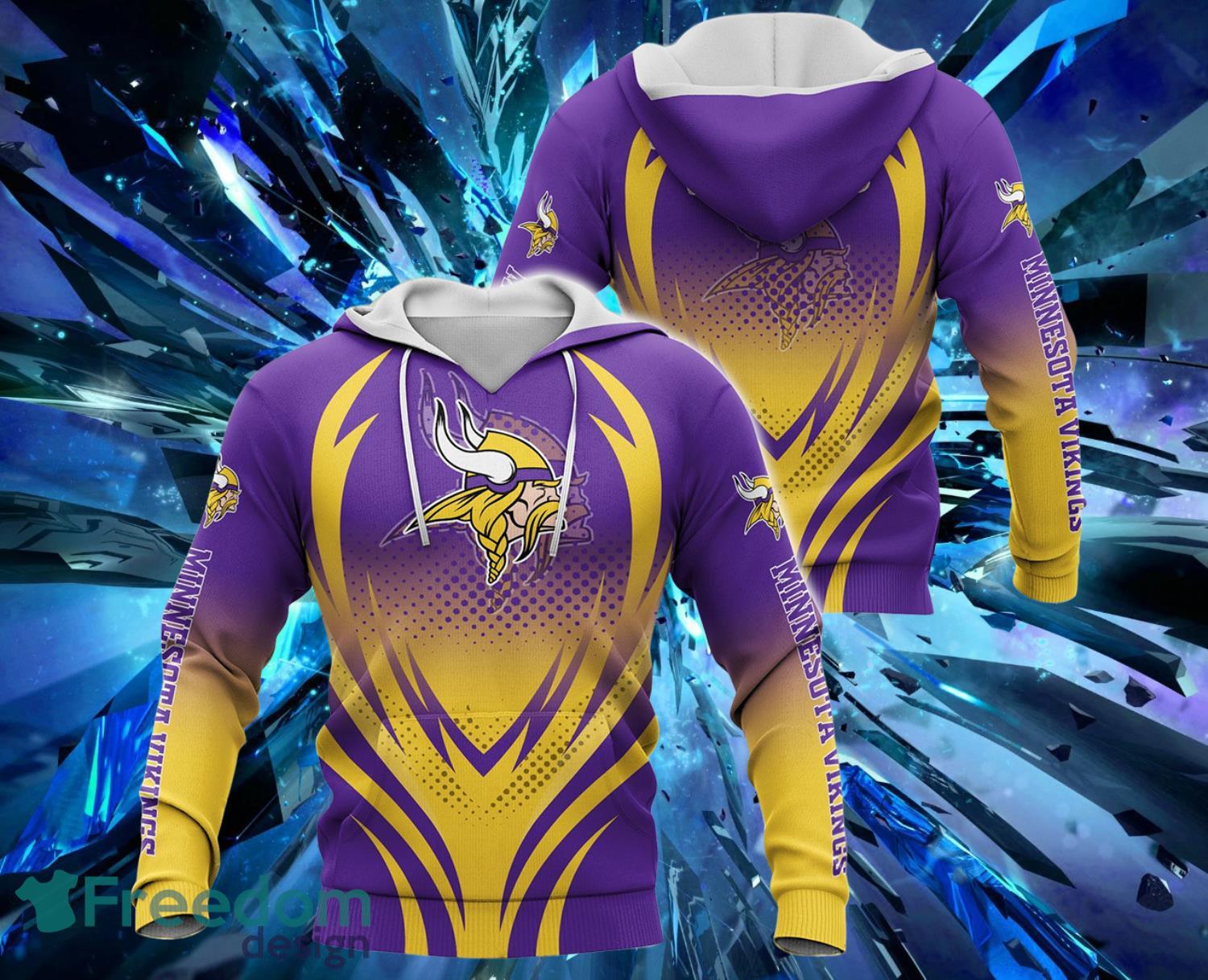 Minnesota Vikings Hoodies Full Over Print Product Photo 1