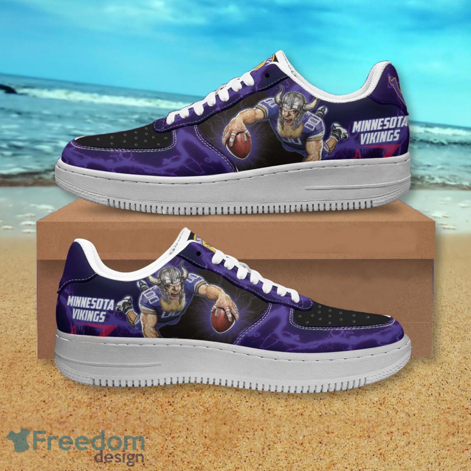 Minnesota Vikings NFL Air Force Shoes Gift For Fans Product Photo 1