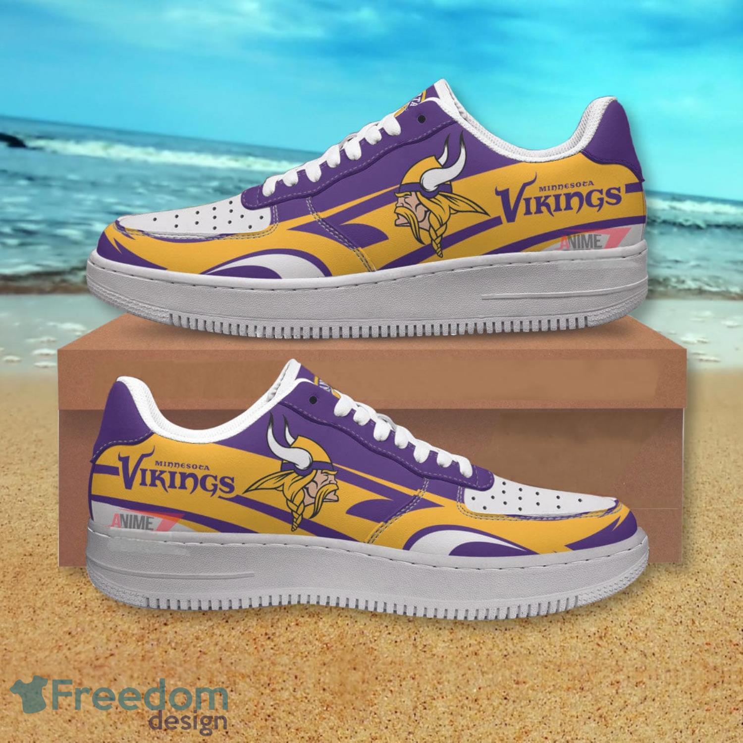 Minnesota Vikings NFL Logo Air Force Shoes Gift For Fans Product Photo 1