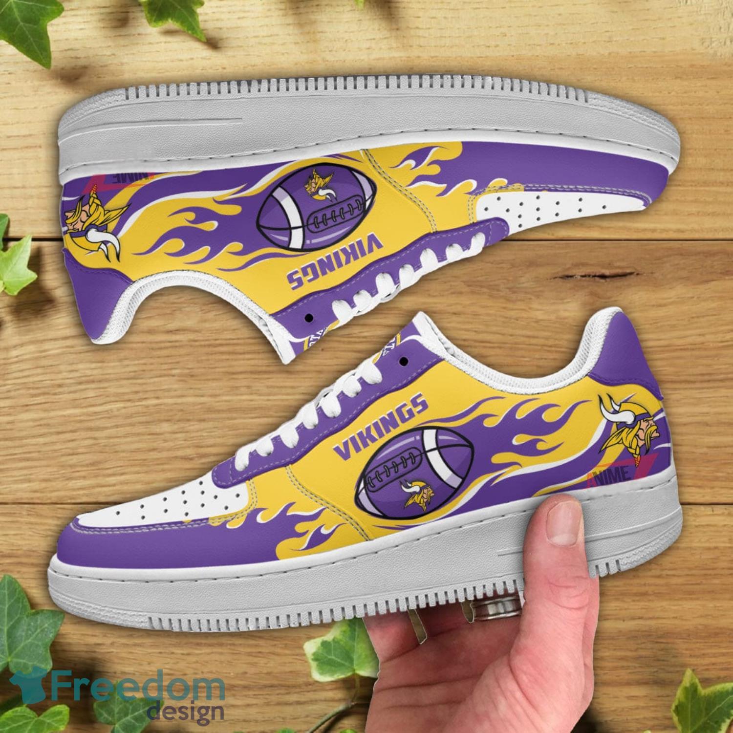 Minnesota Vikings NFL Symbol Air Force Shoes Gift For Fans Product Photo 2