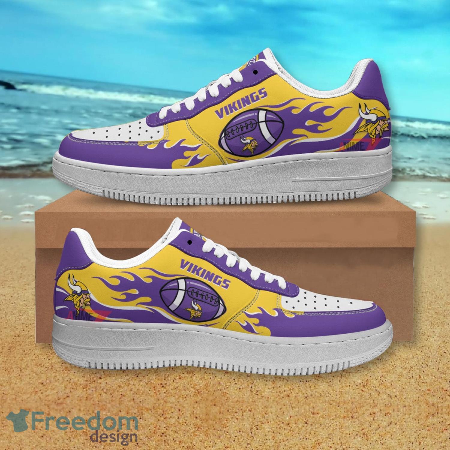 Minnesota Vikings NFL Symbol Air Force Shoes Gift For Fans Product Photo 1