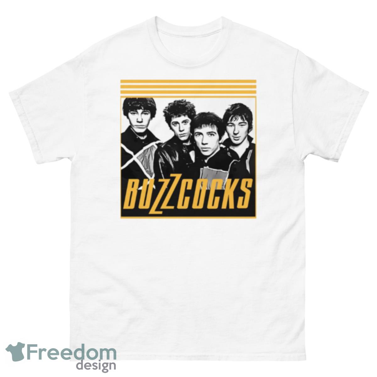 Music Yellow Art Buzzcocks shirt - 500 Men’s Classic Tee Gildan