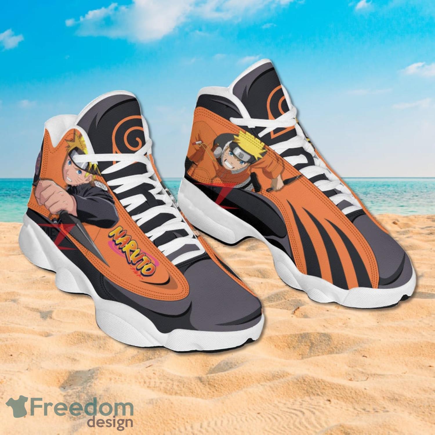 Naruto Air Jorden Sneakers Anime Shoes Gift For Fans Product Photo 2