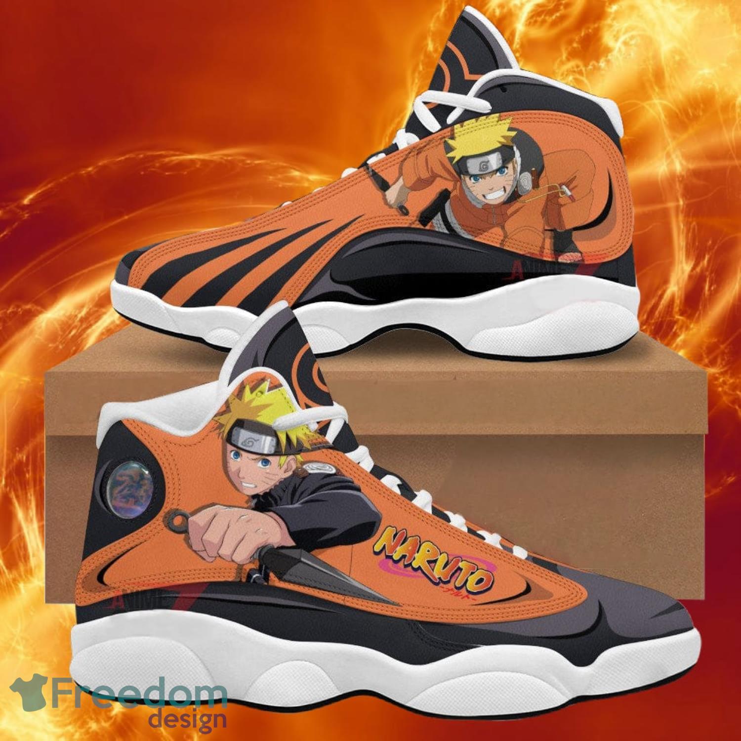 Naruto Air Jorden Sneakers Anime Shoes Gift For Fans Product Photo 1