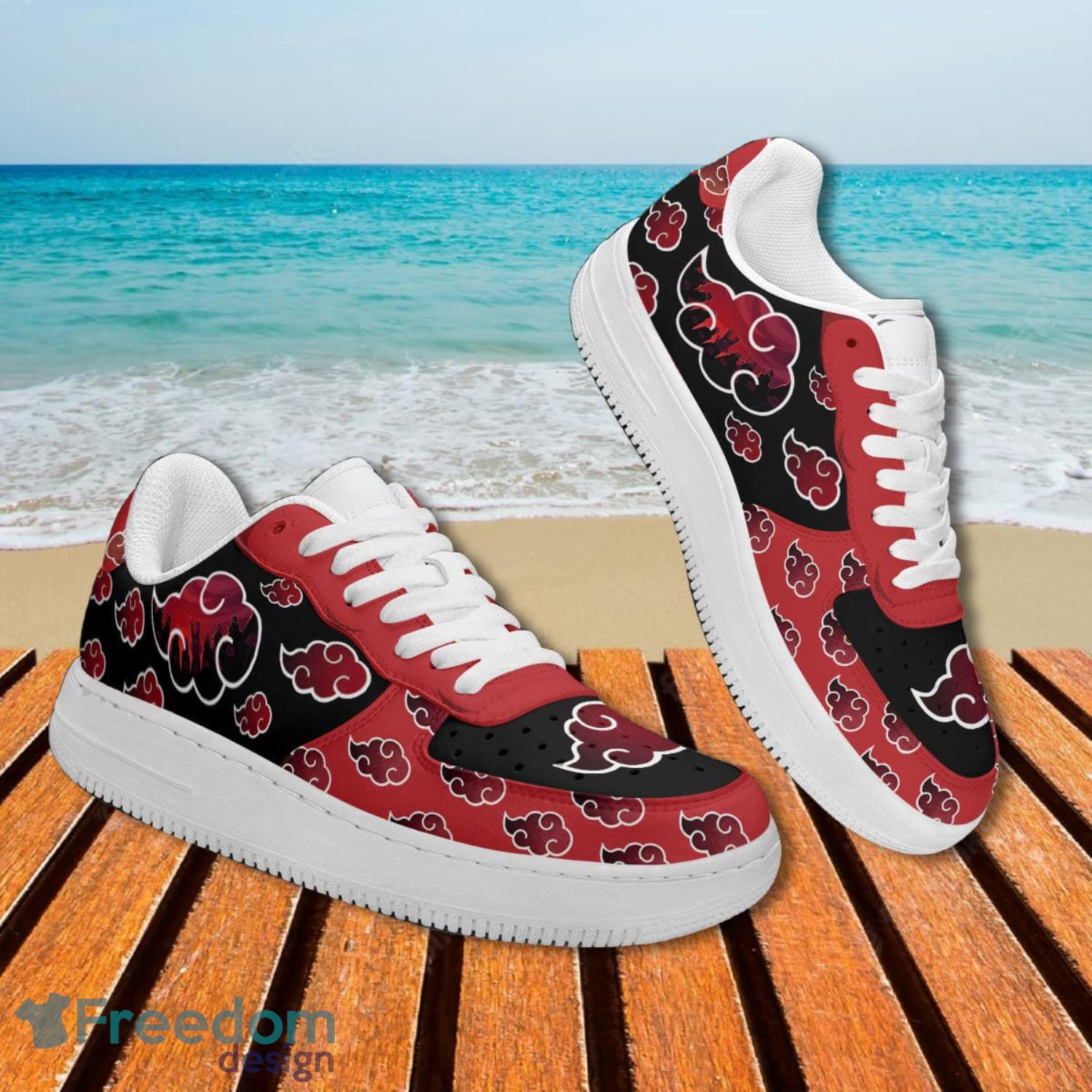 Naruto Akatsuki Air Force Shoes Gift For Animes Fans Product Photo 2