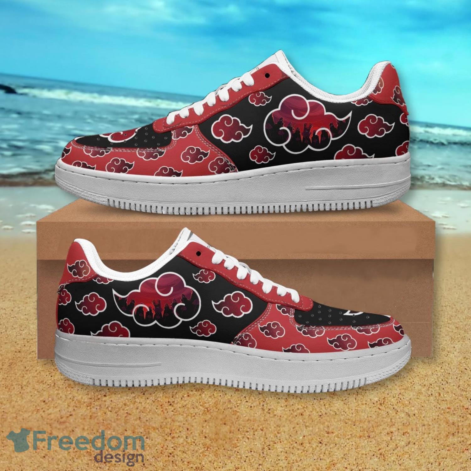 Naruto Akatsuki Air Force Shoes Gift For Anime's Fans Product Photo 1