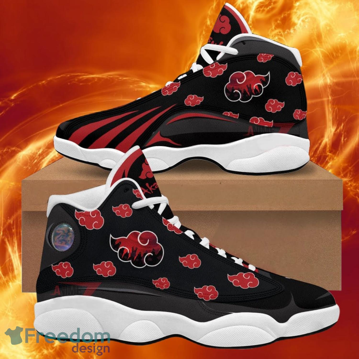 Naruto Akatsuki Air Jordan 13 Sneakers Anime Shoes Product Photo 1