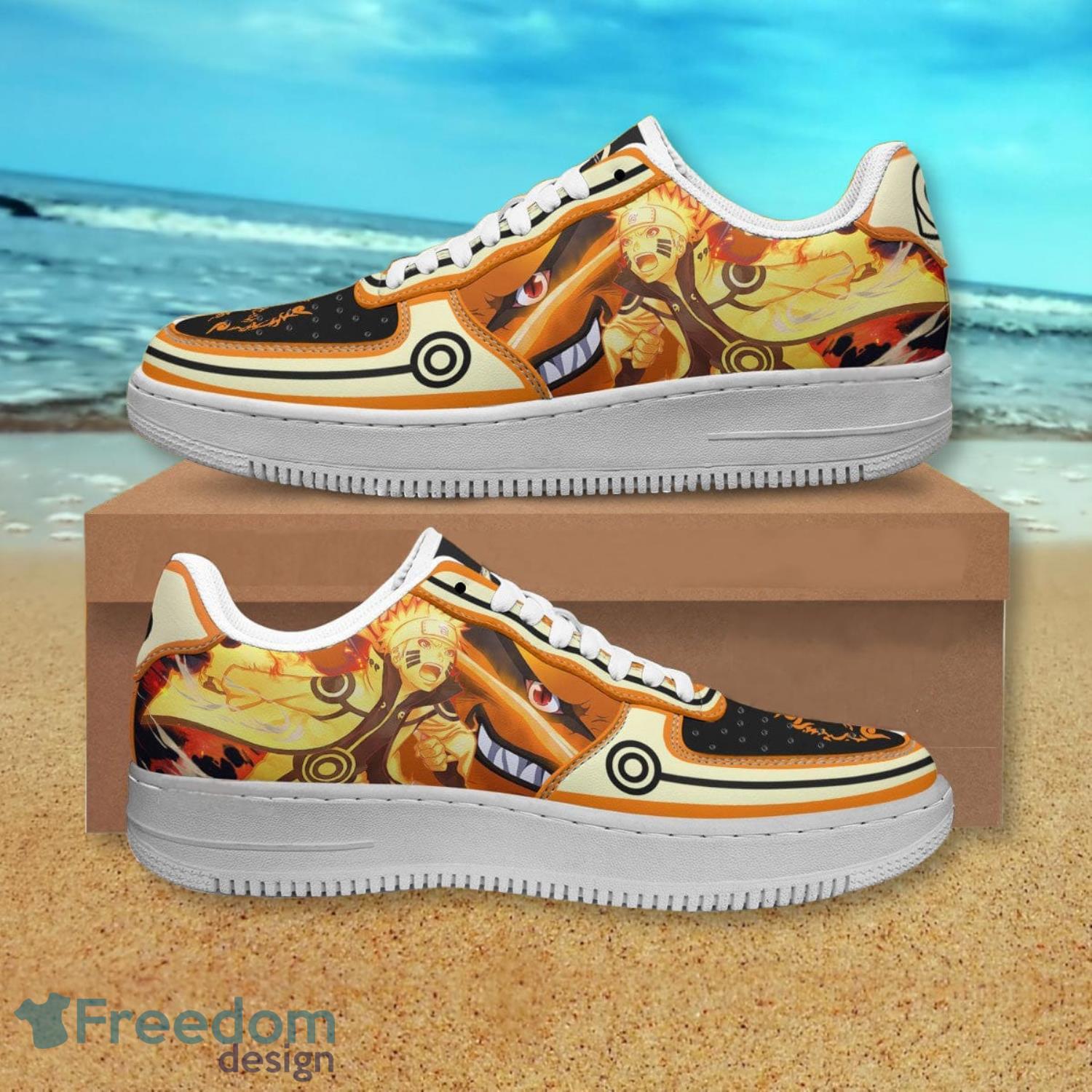 Naruto Bijuu Mode Airsneakers Custom Anime Shoes Product Photo 1