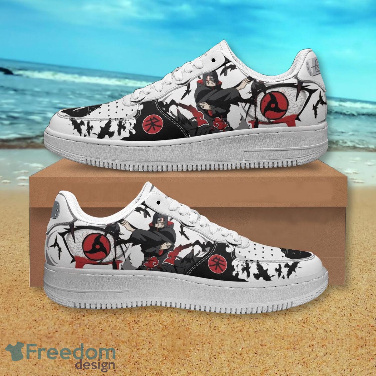 Naruto Itachi Akatsuki Air Force Shoes Gift For Anime's Fans Product Photo 1