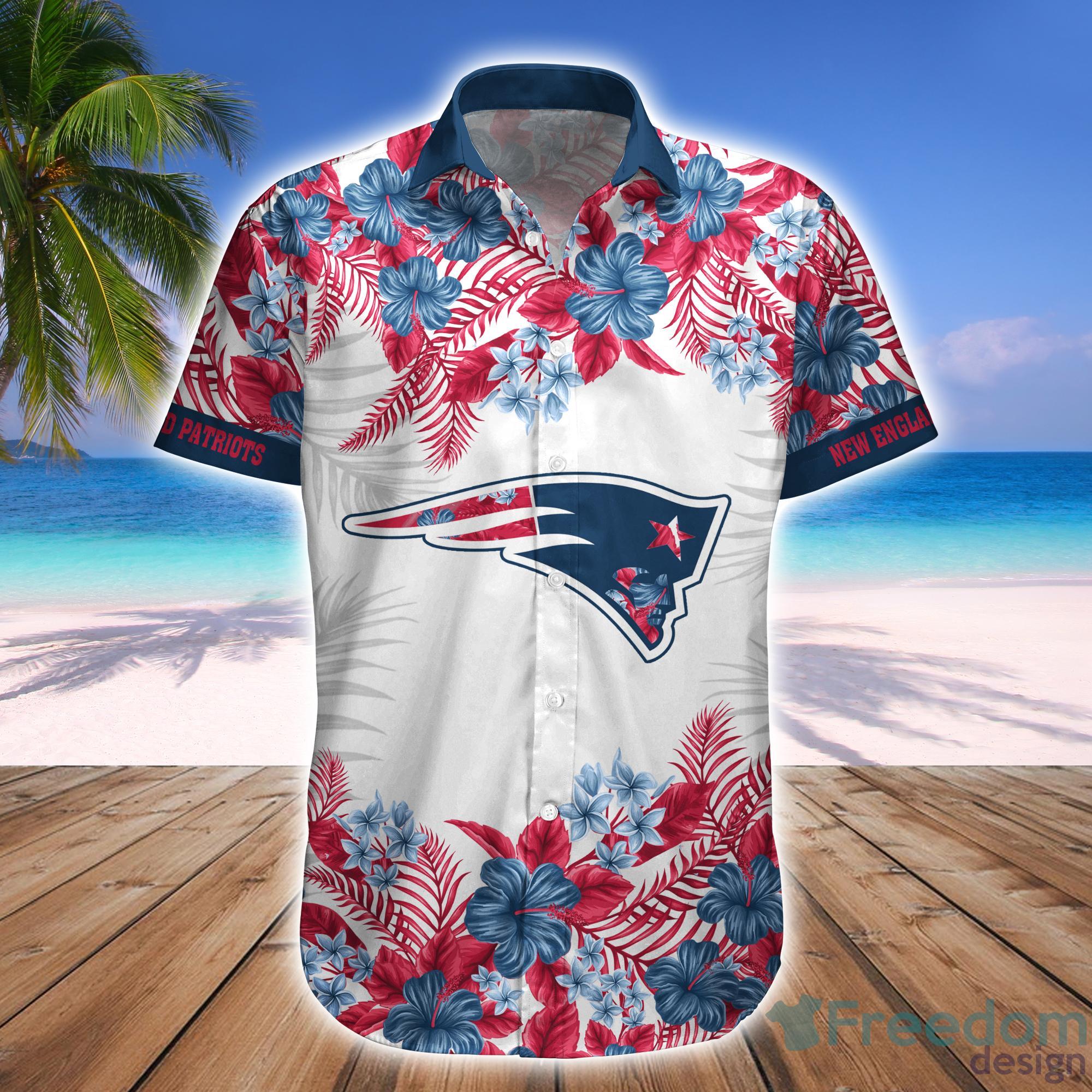 New England Patriots NFL Flower Hawaiian Shirt Great Gift For Fans -  Freedomdesign