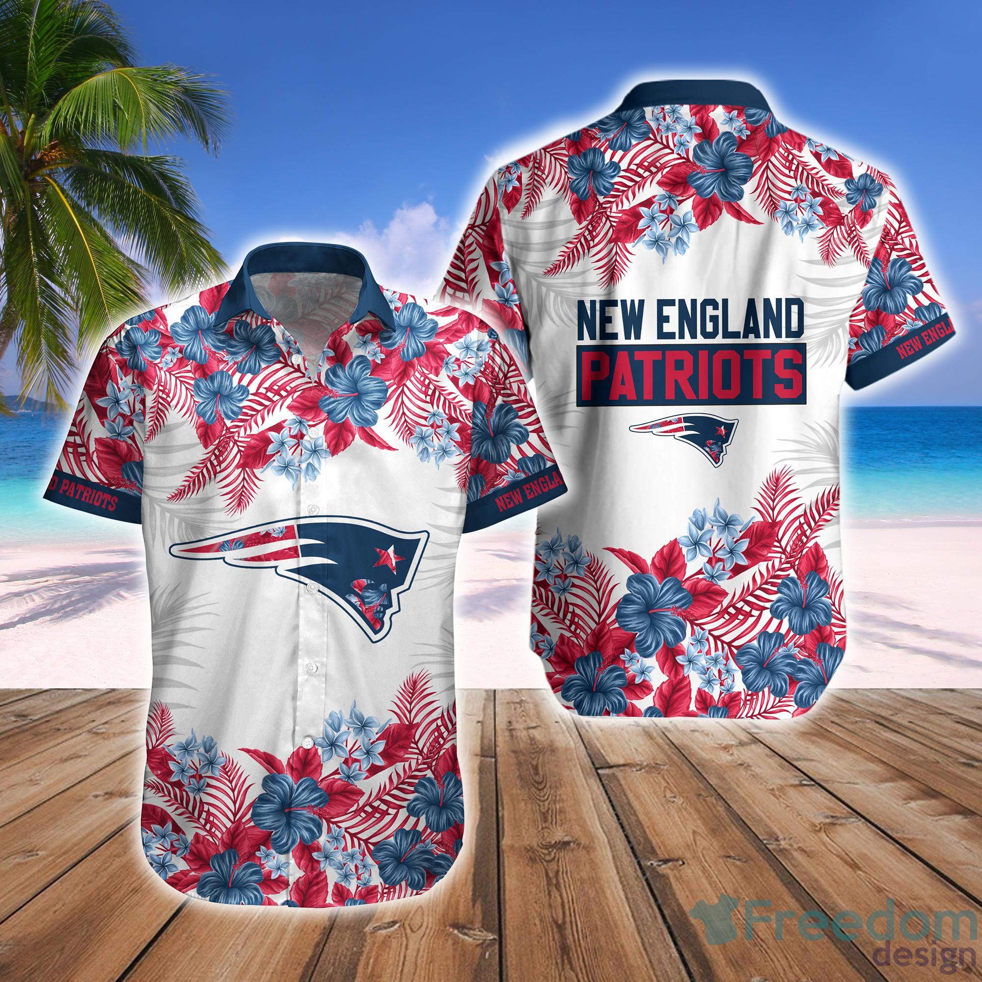 New England Patriots NFL Flower Hawaiian Shirt Gift For Men Women Fans -  Freedomdesign