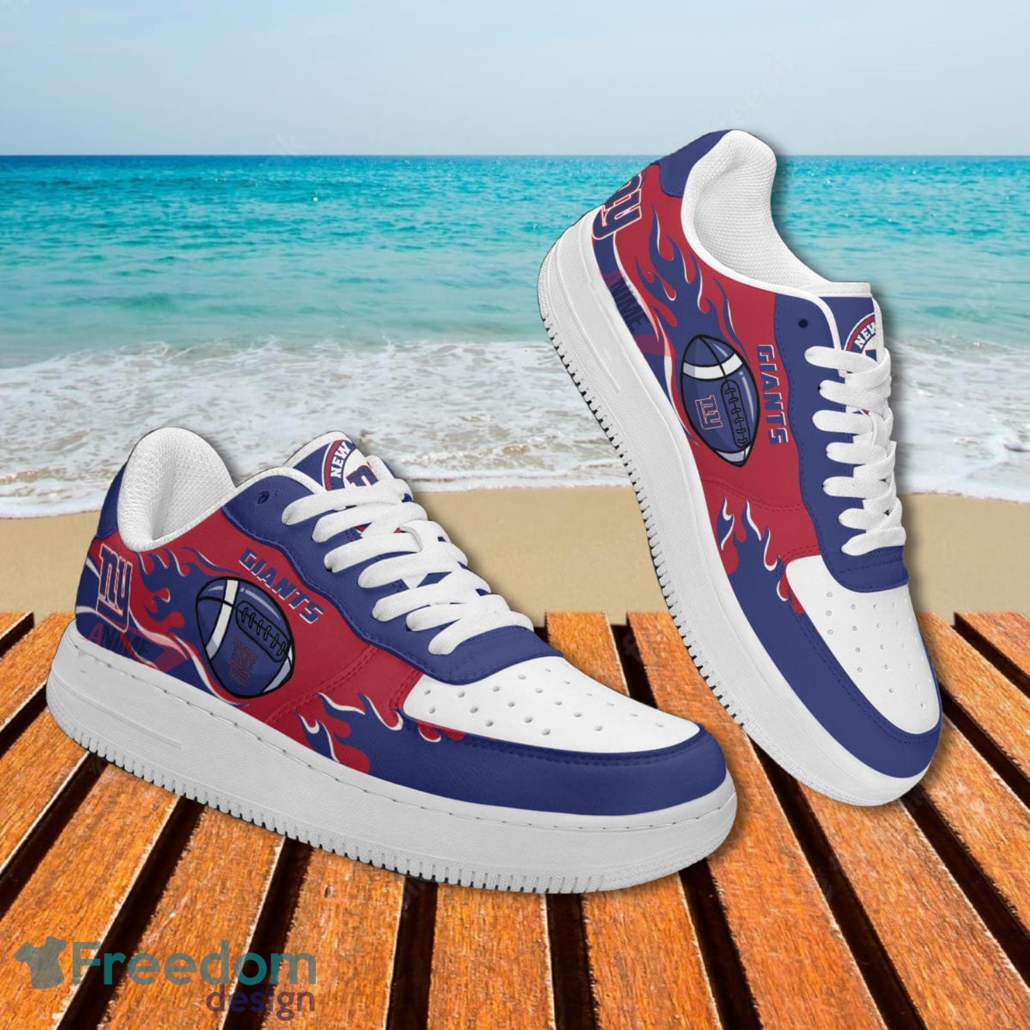 New York Giants NFL Navy Air Force Shoes Gift For Fans