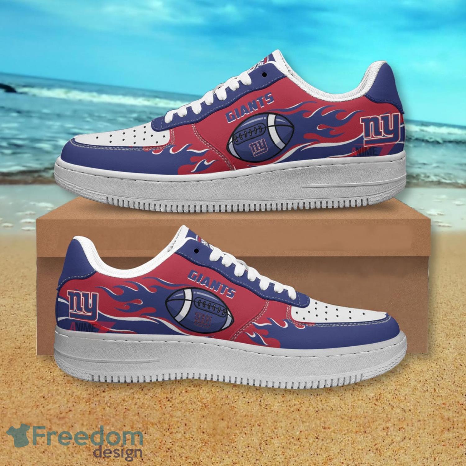 New York Giants NFL Navy Air Force Shoes Gift For Fans Product Photo 1