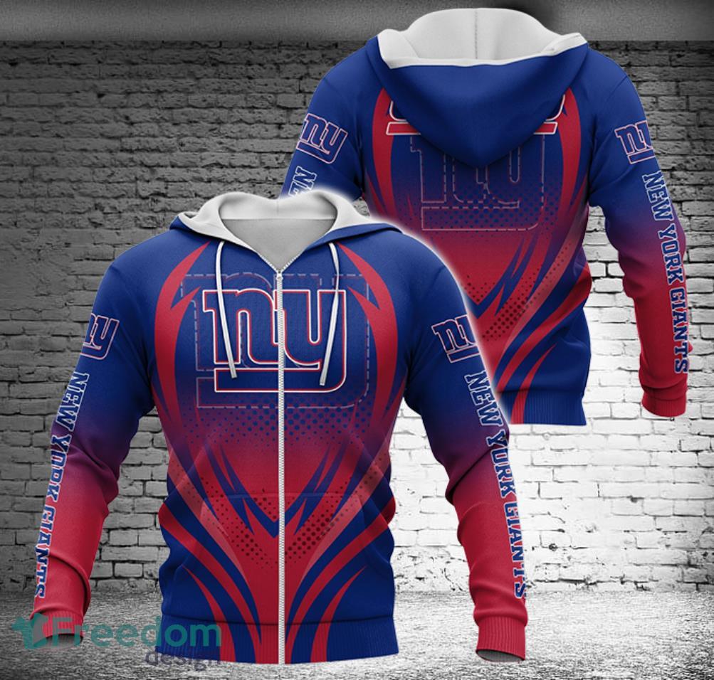 New York Giants Zipper Hoodies Full Over Print Product Photo 1