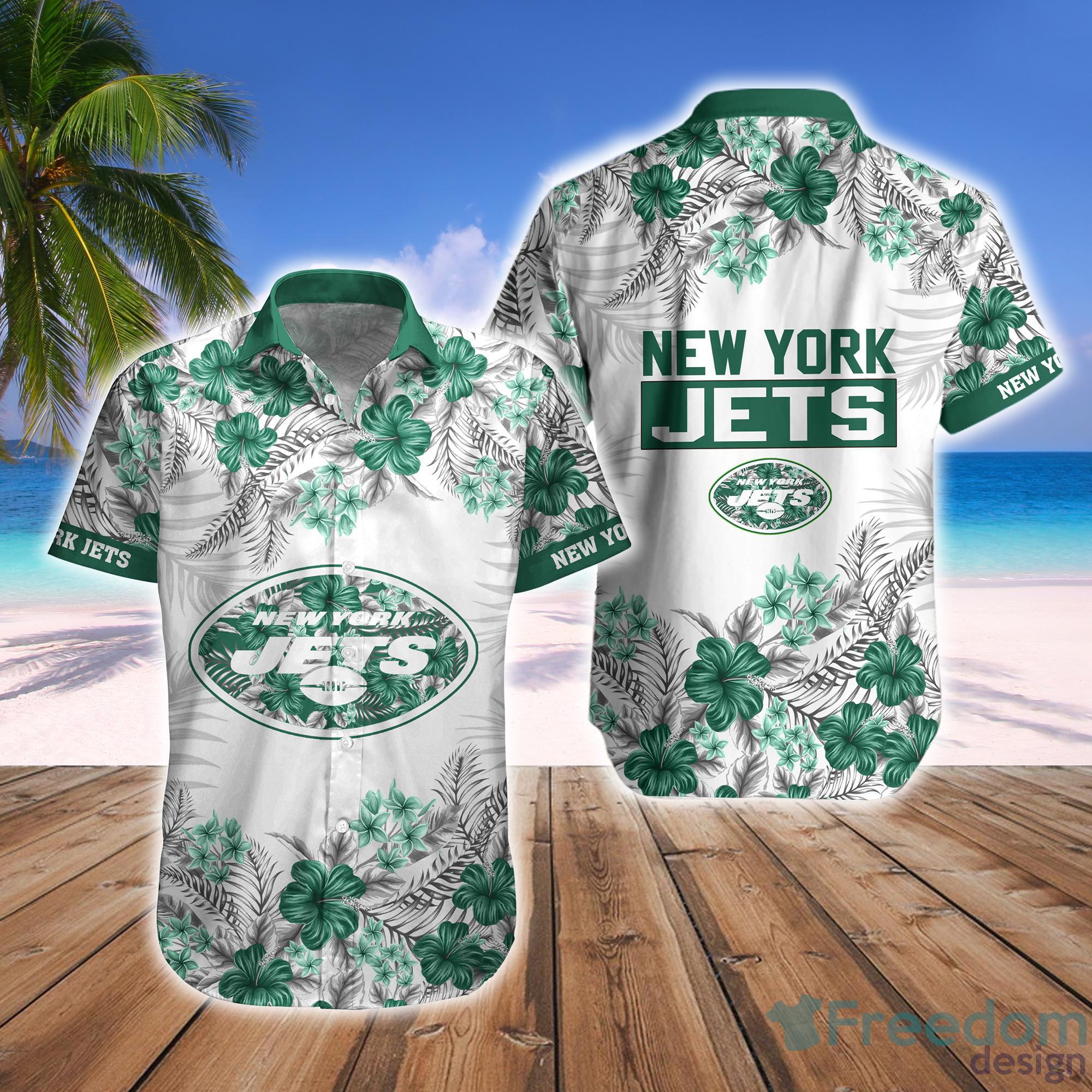 New York Jets Hawaiian Shirt And Short - Freedomdesign