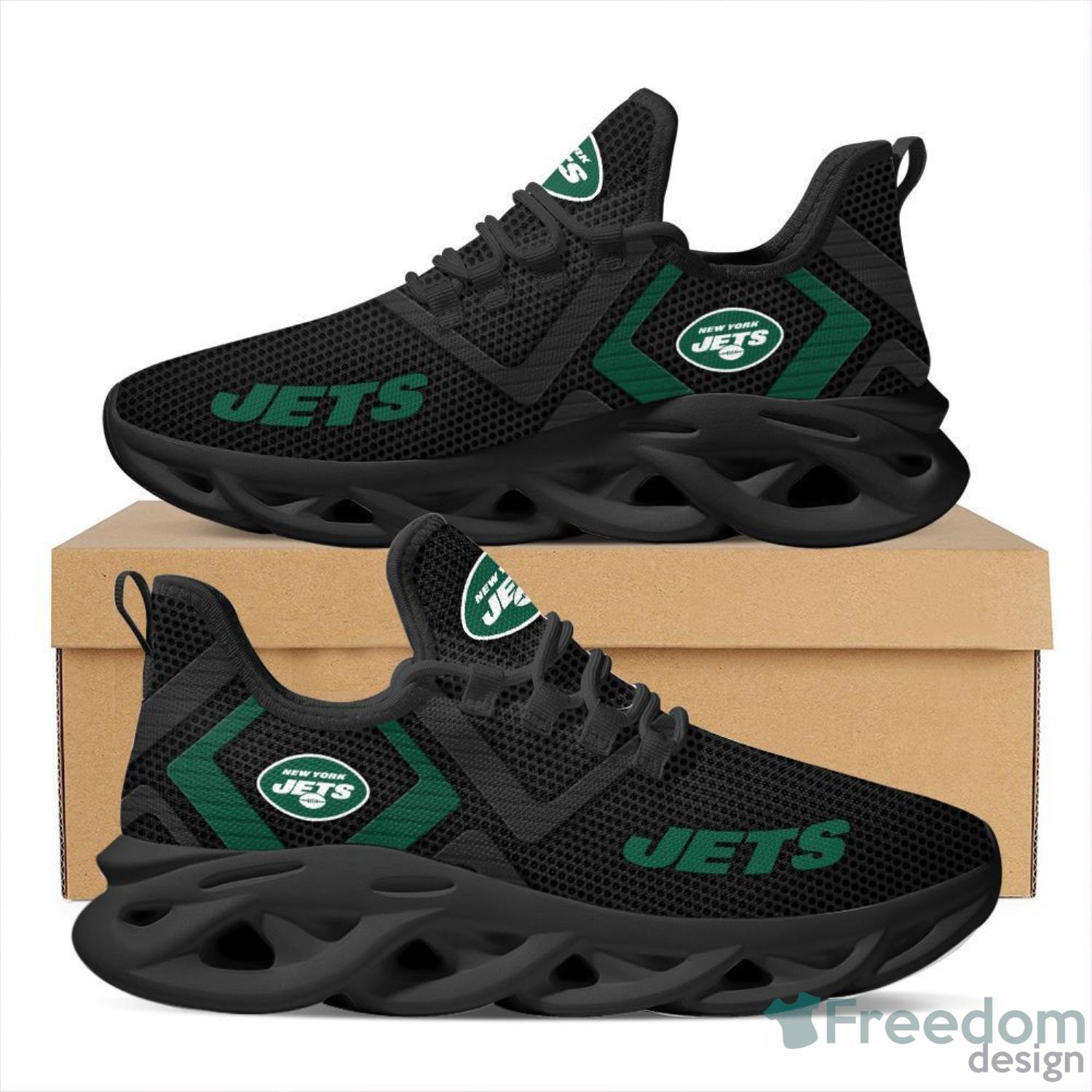 These New York Jets Nike running shoes are awesome